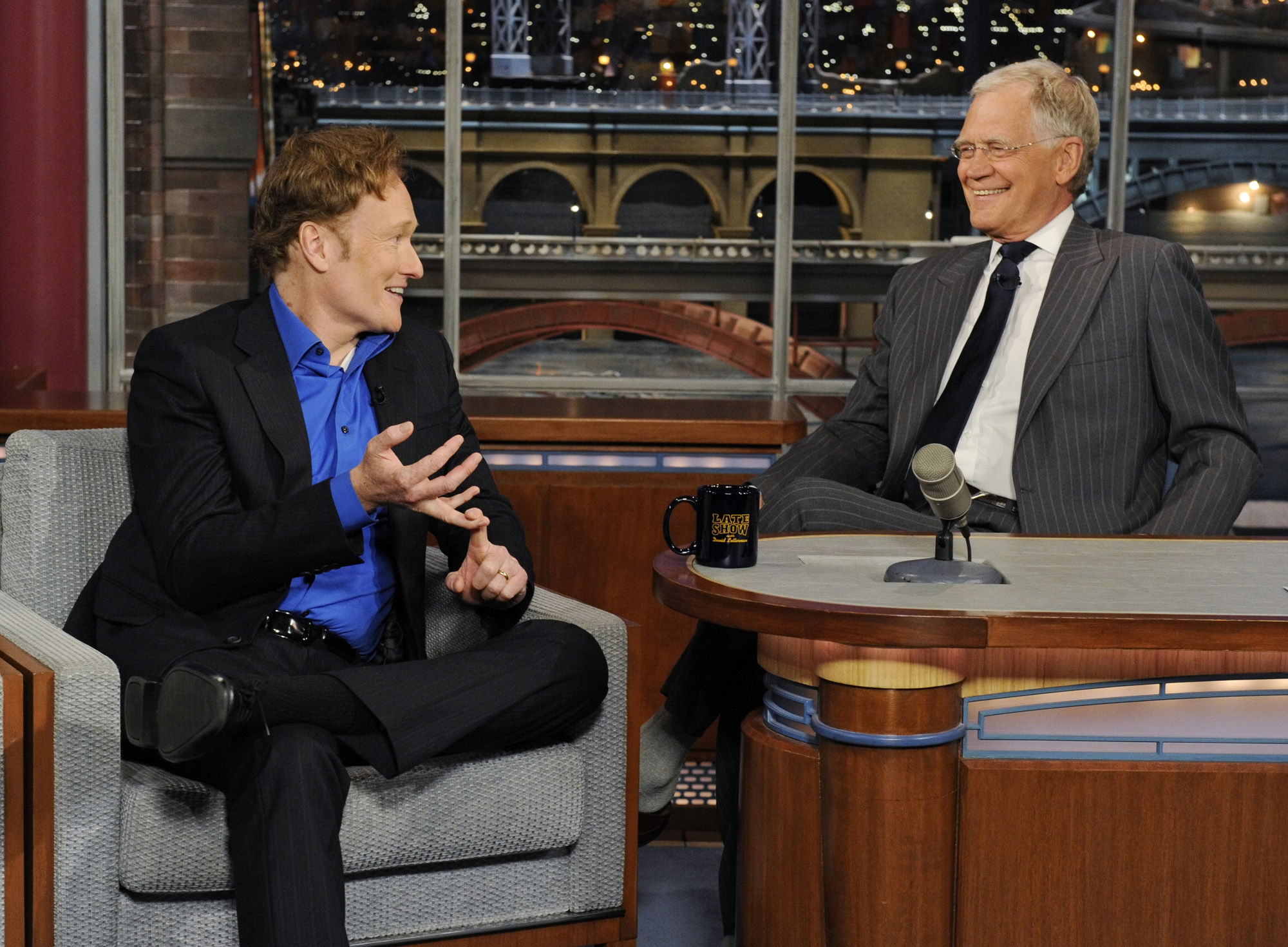 Conan O&#x27;Brien and David Letterman