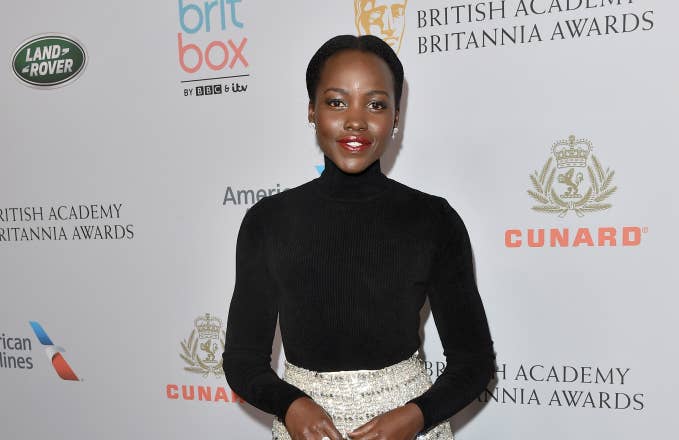 Lupita Nyong'o attends the 2019 British Academy Britannia Awards