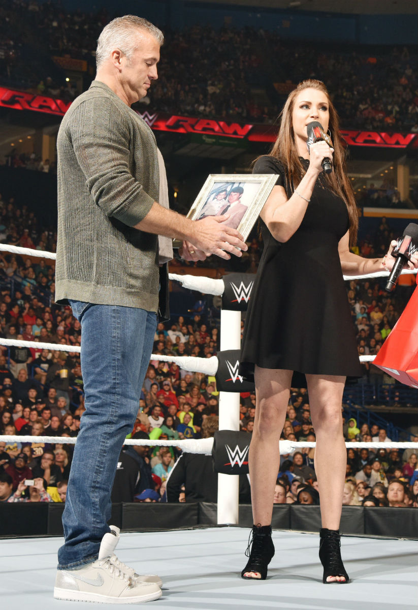 Shane McMahon Wearing the Silver Anniversary Air Jordan 1