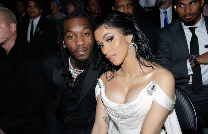 offset cardi share video of kulture