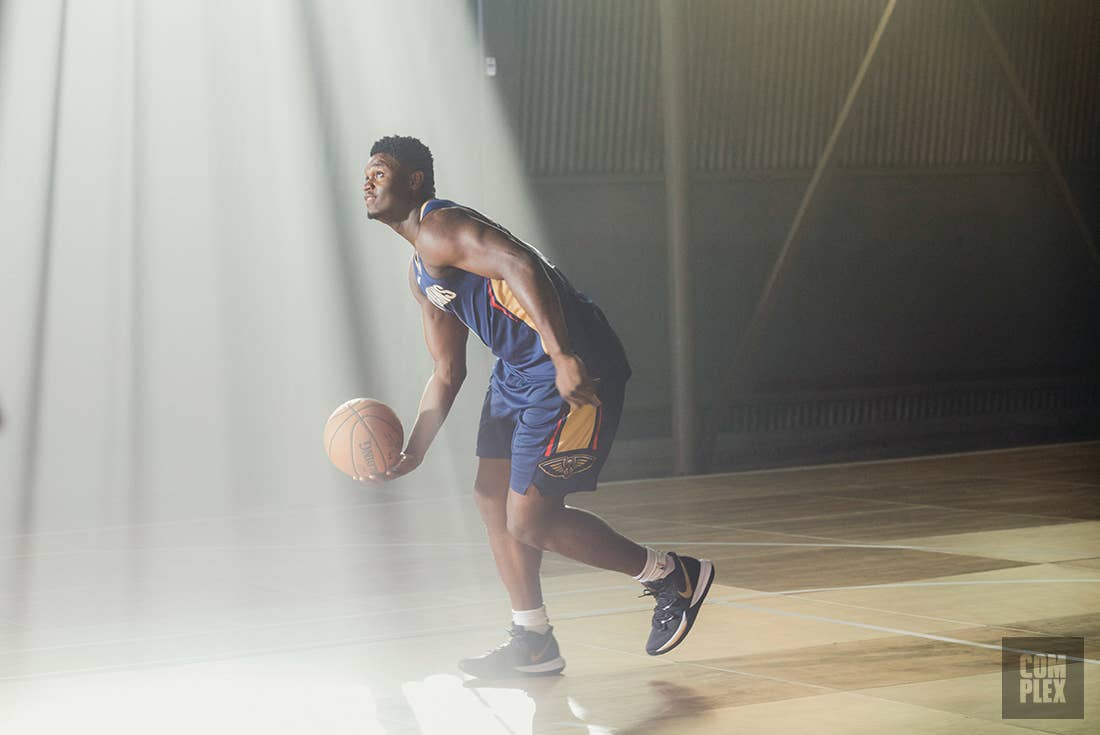 Zion Williamson and the Pelicans put on - Complex Sneakers