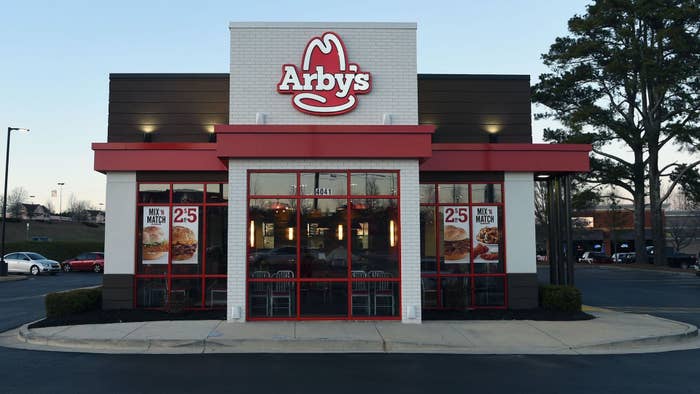 General view of Arby&#x27;s Restaurant in Georgia