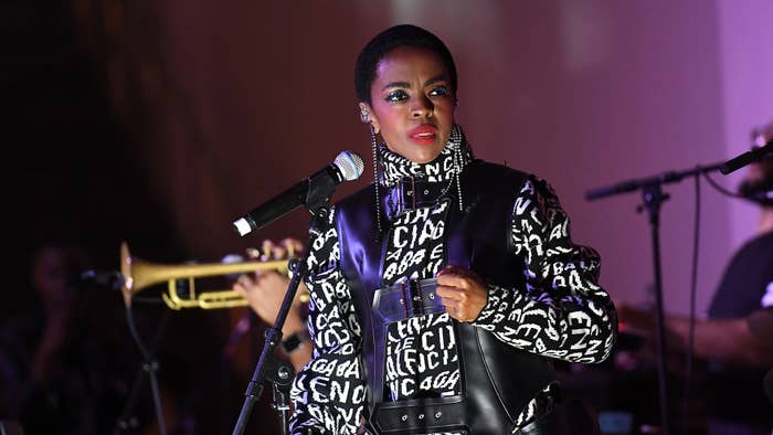Lauryn Hill performs onstage during a &quot;Queen &amp; Slim&quot; screening
