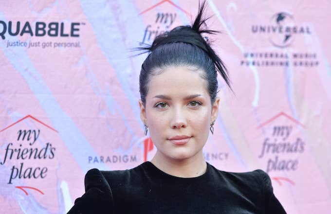 Halsey attends 'Ending Youth Homelessness: A Benefit For My Friend's Place' Gala.