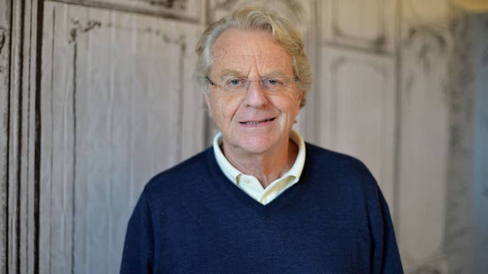 Jerry Springer photographed in NYC