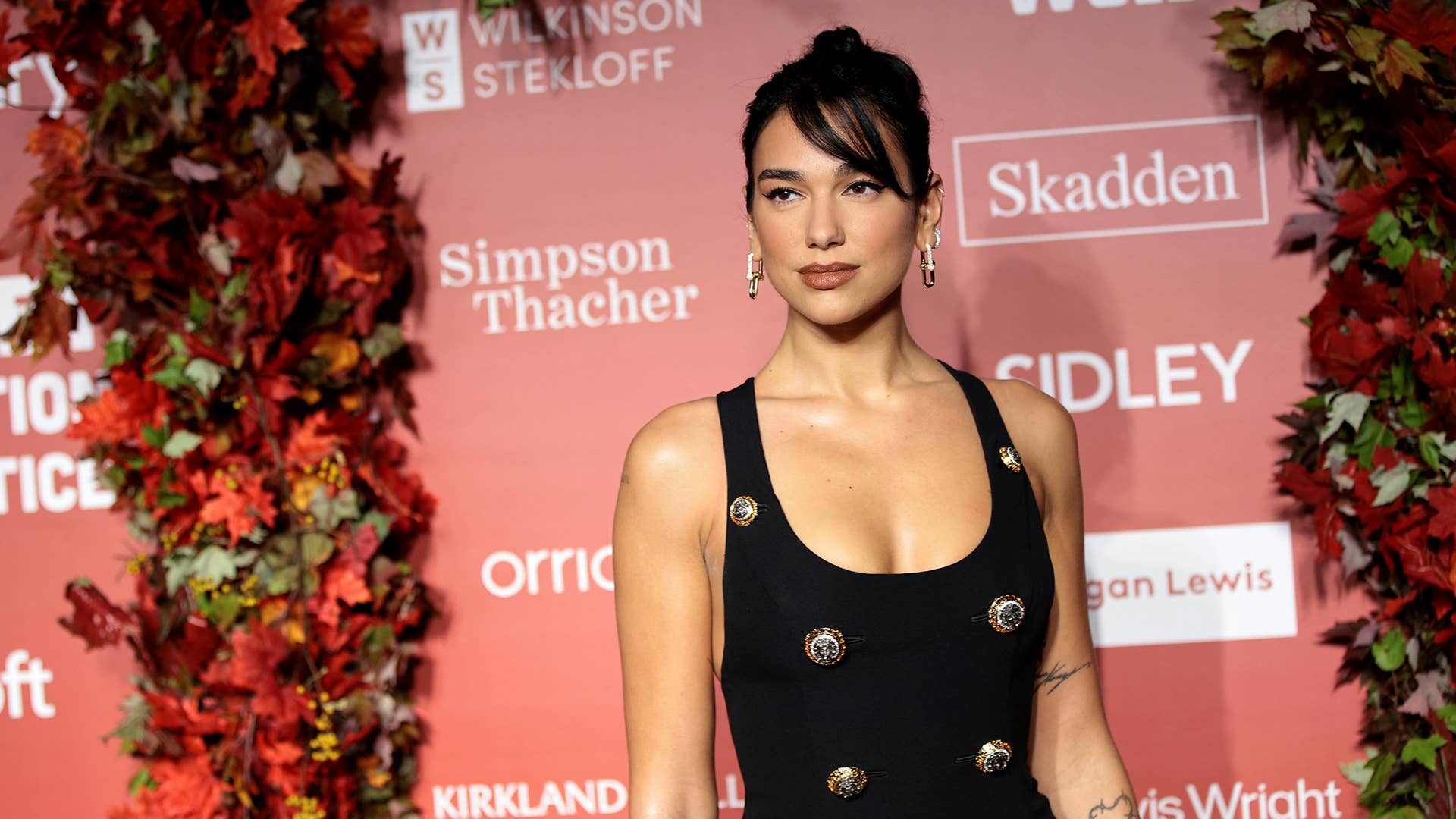 Dua Lipa attends the Clooney Foundation For Justice Inaugural Albie Awards
