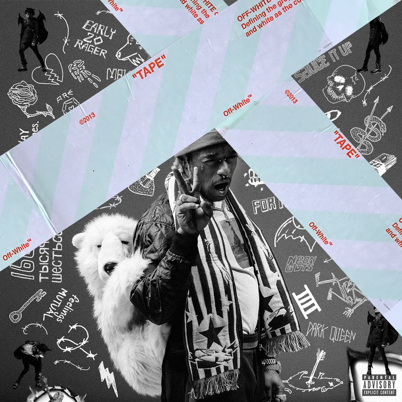 Virgil Abloh's cover art for rapper Pop Smoke's posthumous album