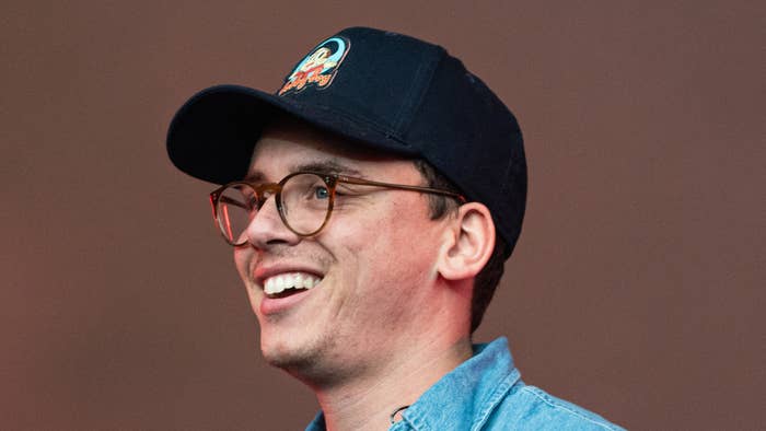 Rapper Logic performs live during BottleRock