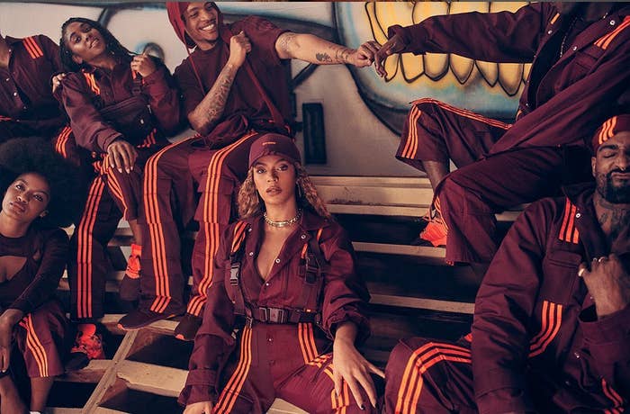 Beyonce Adidas Ivy Park Lookbook popeyes