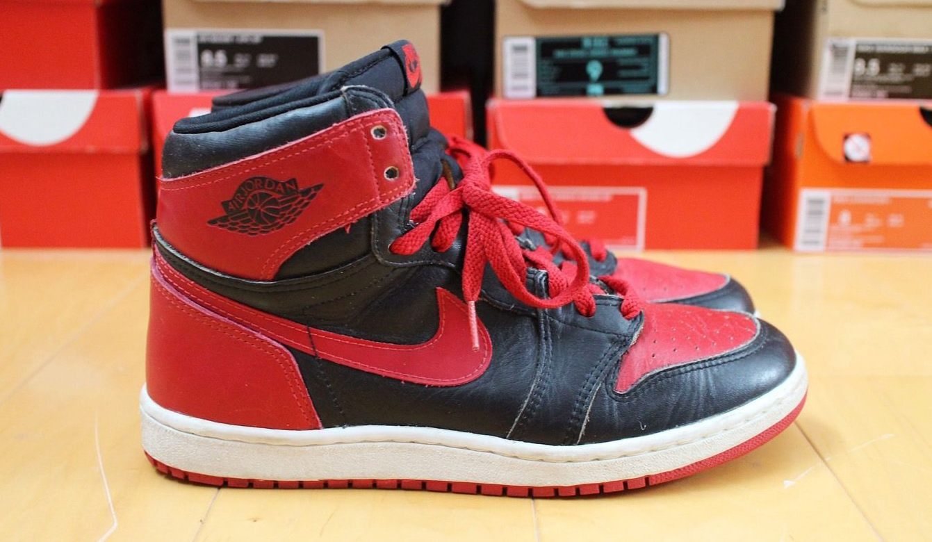 Air jordan 1 hot sale bred 1994