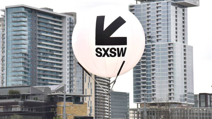 SXSW sign in Austin in 2019