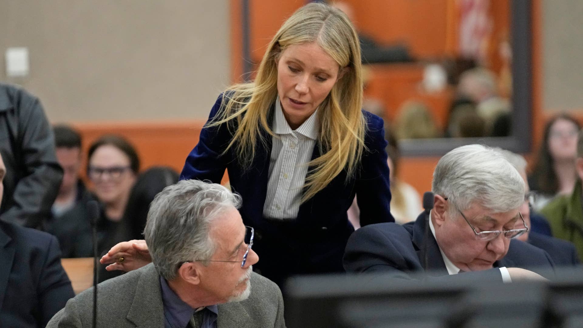 Gwyneth Paltrow pictured in a Park City courtroom
