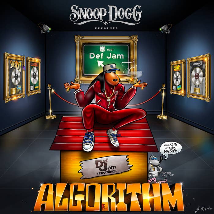 Cover art for Snoop Dog new album Algorithm