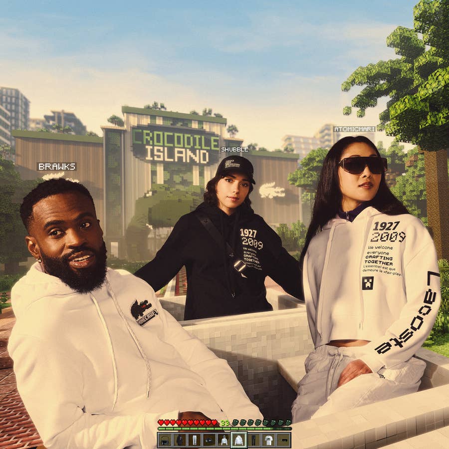 Minecraft Launches Lacoste Apparel Collection & Croco Island DLC