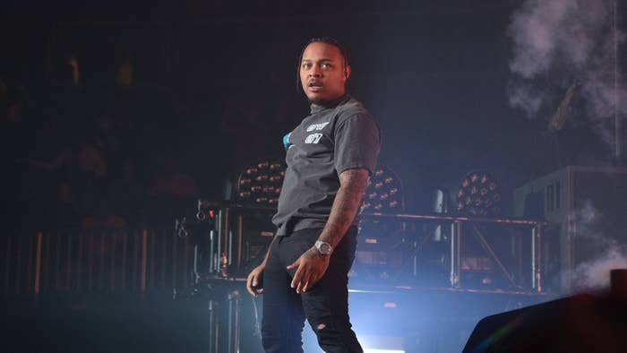 Rapper Bow Wow performs onstage during The Millennium Tour at State Farm Arena