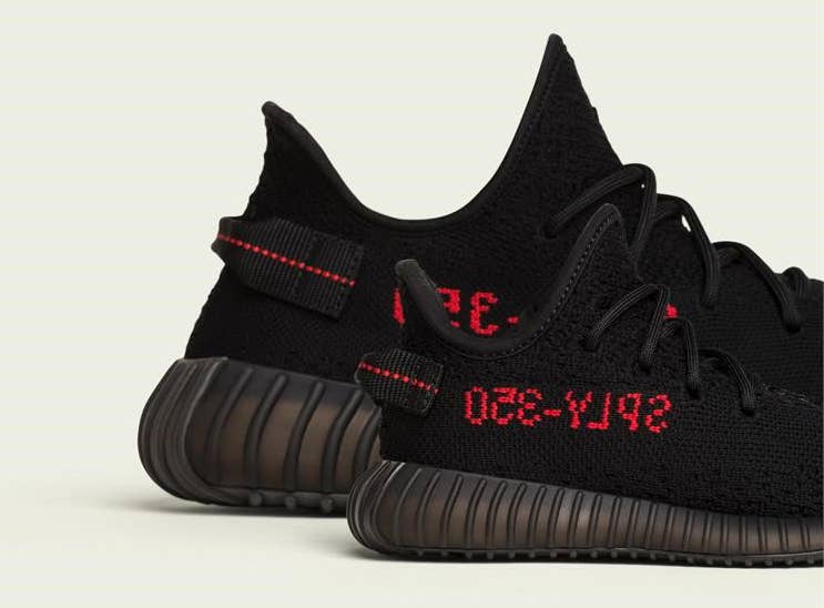 Adidas Yeezy Boost 350 V2 Black Red - Sneakers CP9652