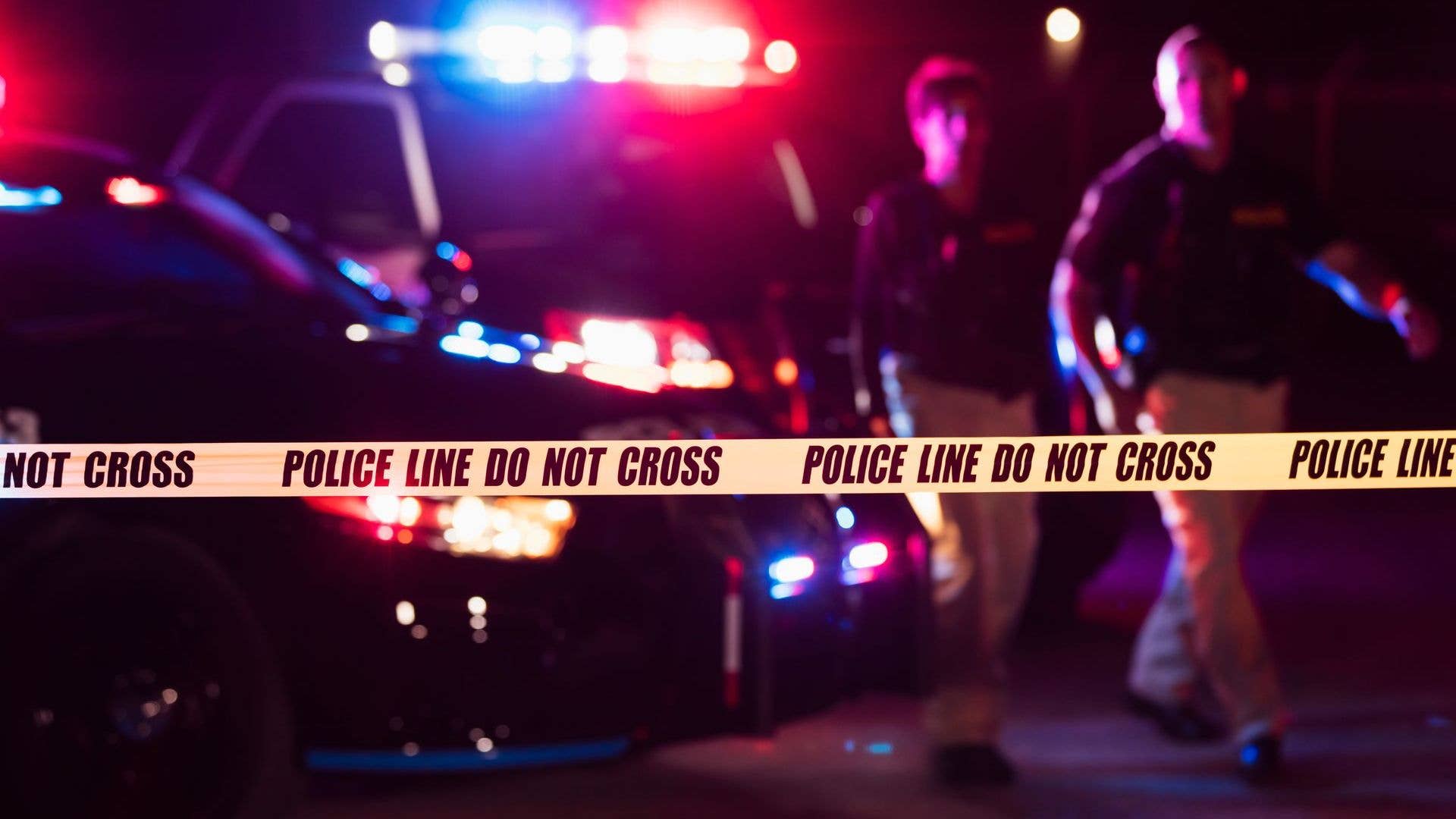florida police at a crime scene.