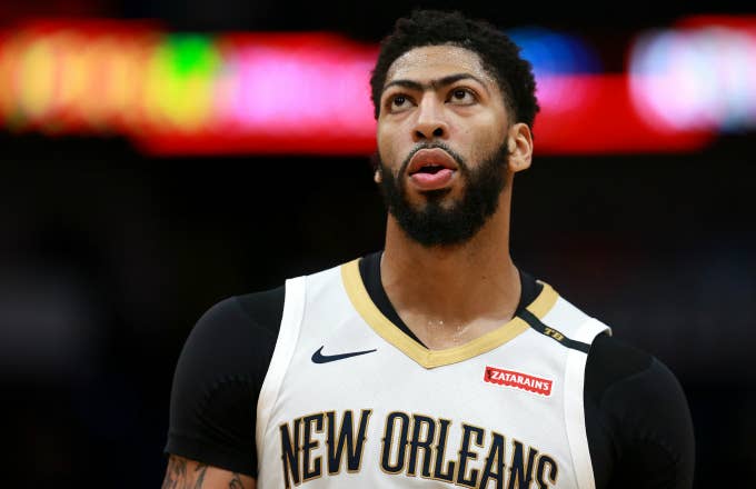 Anthony Davis #23 of the New Orleans Pelicans