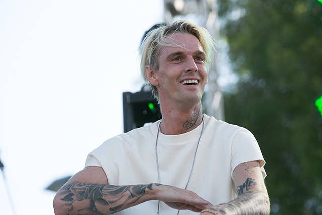 Aaron Carter at LA Pride Music Festival And Parade 2017