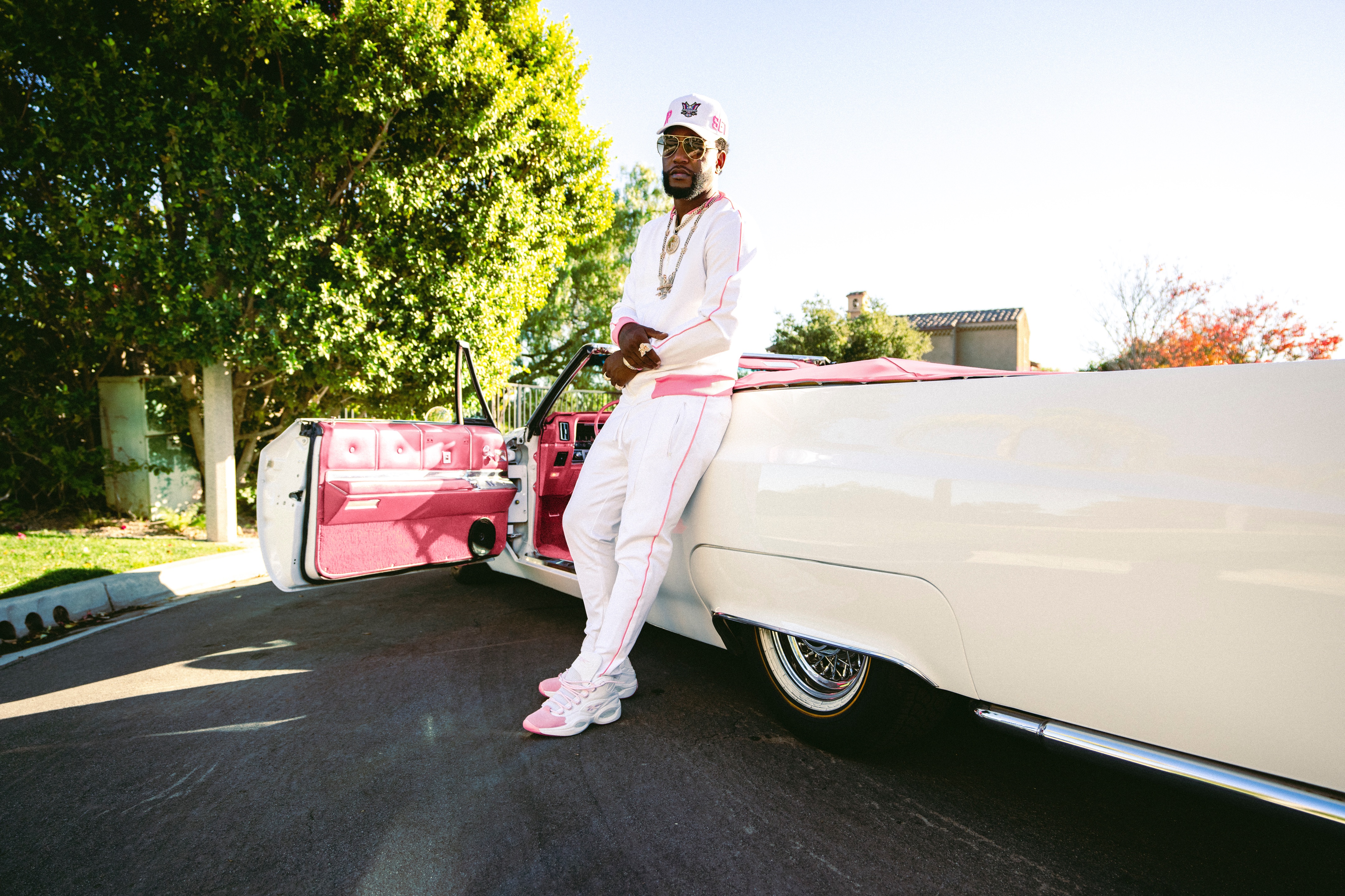 Cam&#x27;ron Reebok Question Mid &#x27;Pink Toe&#x27; Campaign