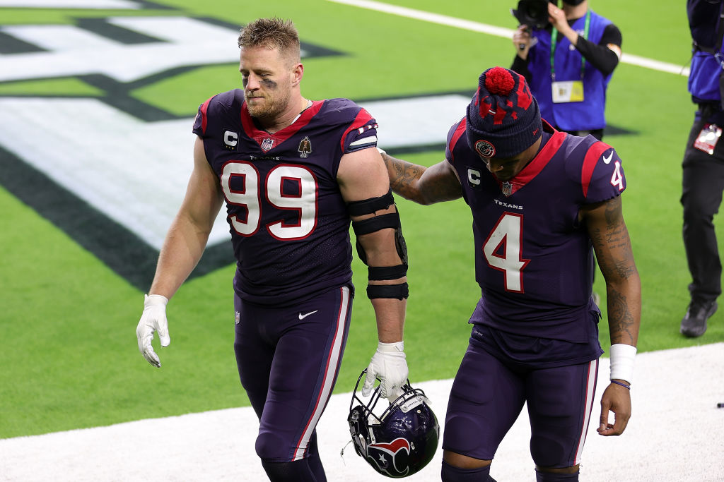 JJ Watt Deshaun Watson Texans Titans 2021