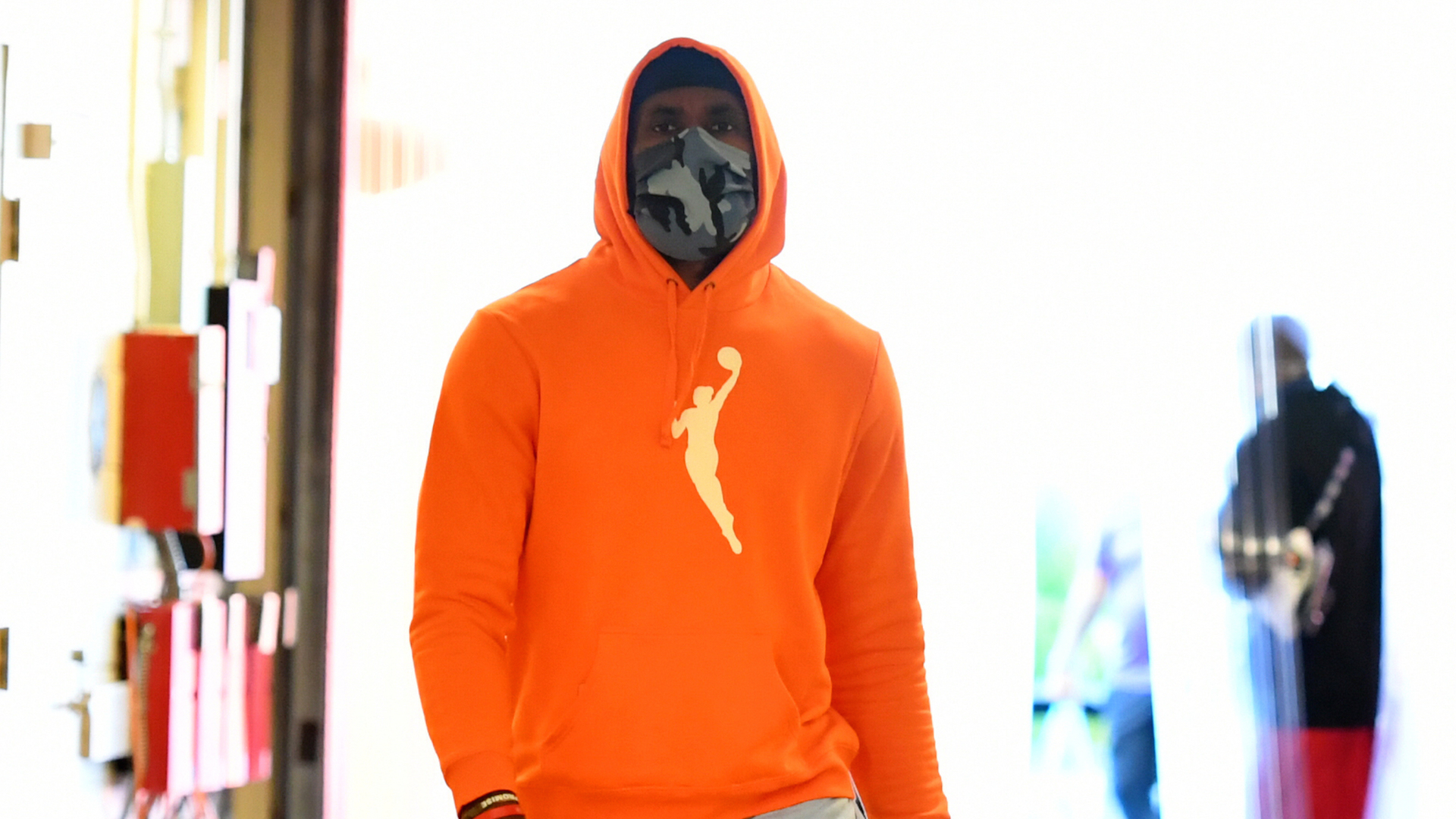 Here s Where You Can Buy a WNBA OrangeHoodie Worn by LeBron James