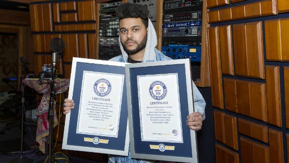 weeknd guinness record