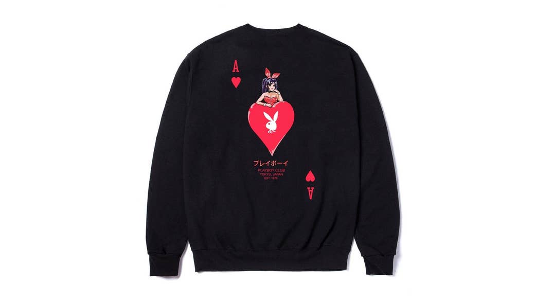 Playboy Ace of Hearts 30 Crewneck Sweatshirt Valentine Gifts