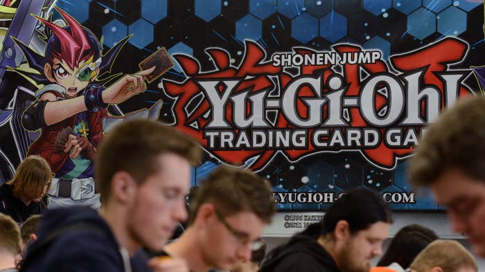 Participants of the German Yu Gi Oh! Trading Card Game Championships.