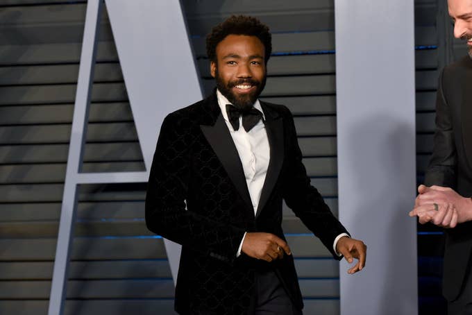 Donald Glover attends the 2018 Vanity Fair Oscar Party