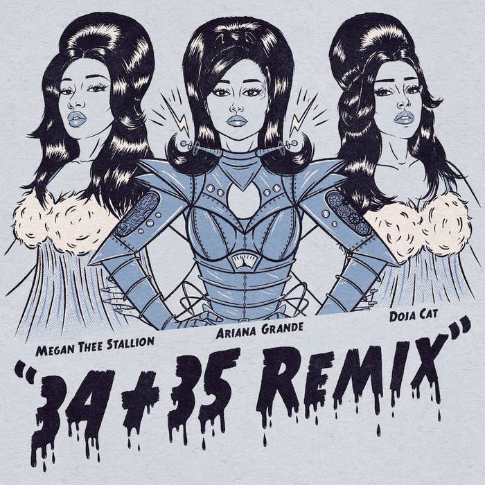 Ariana Grande &quot;34+35&quot; Remix f/ Megan Thee Stallion and Doja Cat