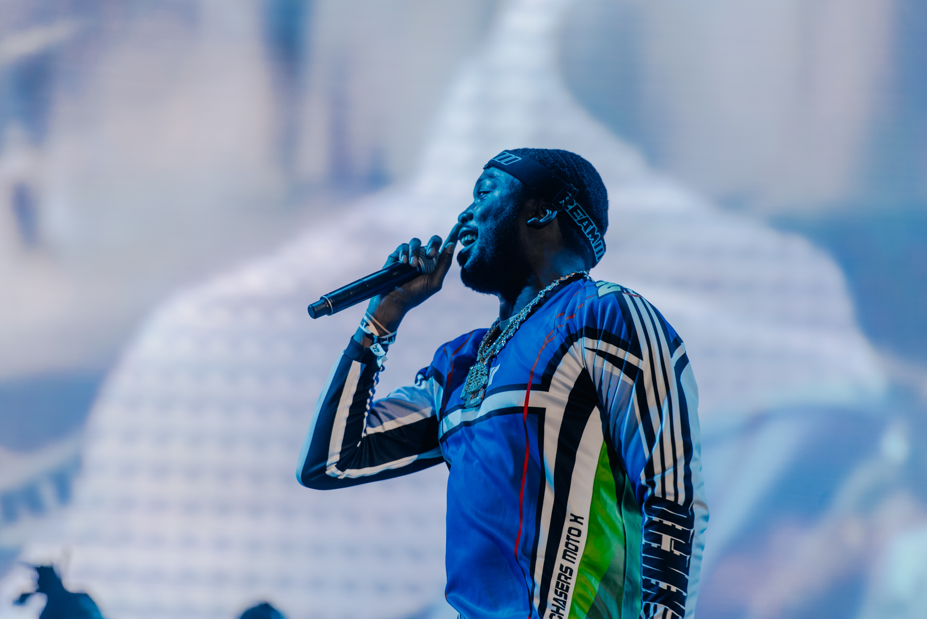 Meek Mill performs at Rolling Loud Miami 2018.