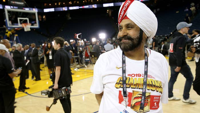 nav bhatia raptors superfan