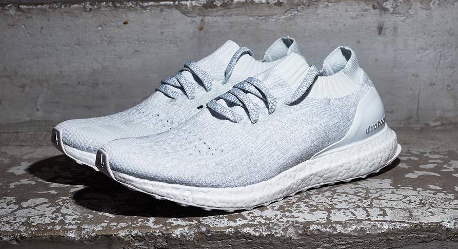 White Adidas Ultra Boost Uncaged