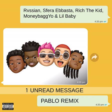 Lil Baby, Rich the Kid, Moneybagg Yo, Rvssian Sfera, Ebbasta &#x27;Pablo&#x27; (Remix) Cover Art