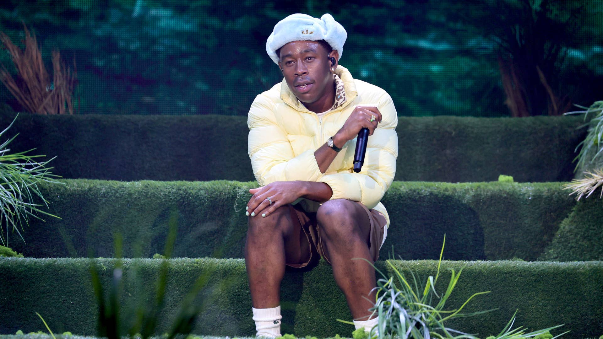 Tyler, the Creator performs onstage during 2022 Made In America.