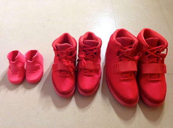 How many yeezy 2025 red october were made