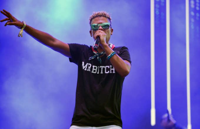 Rapper iLoveMakonnen performs at the LA Pride Music Festival