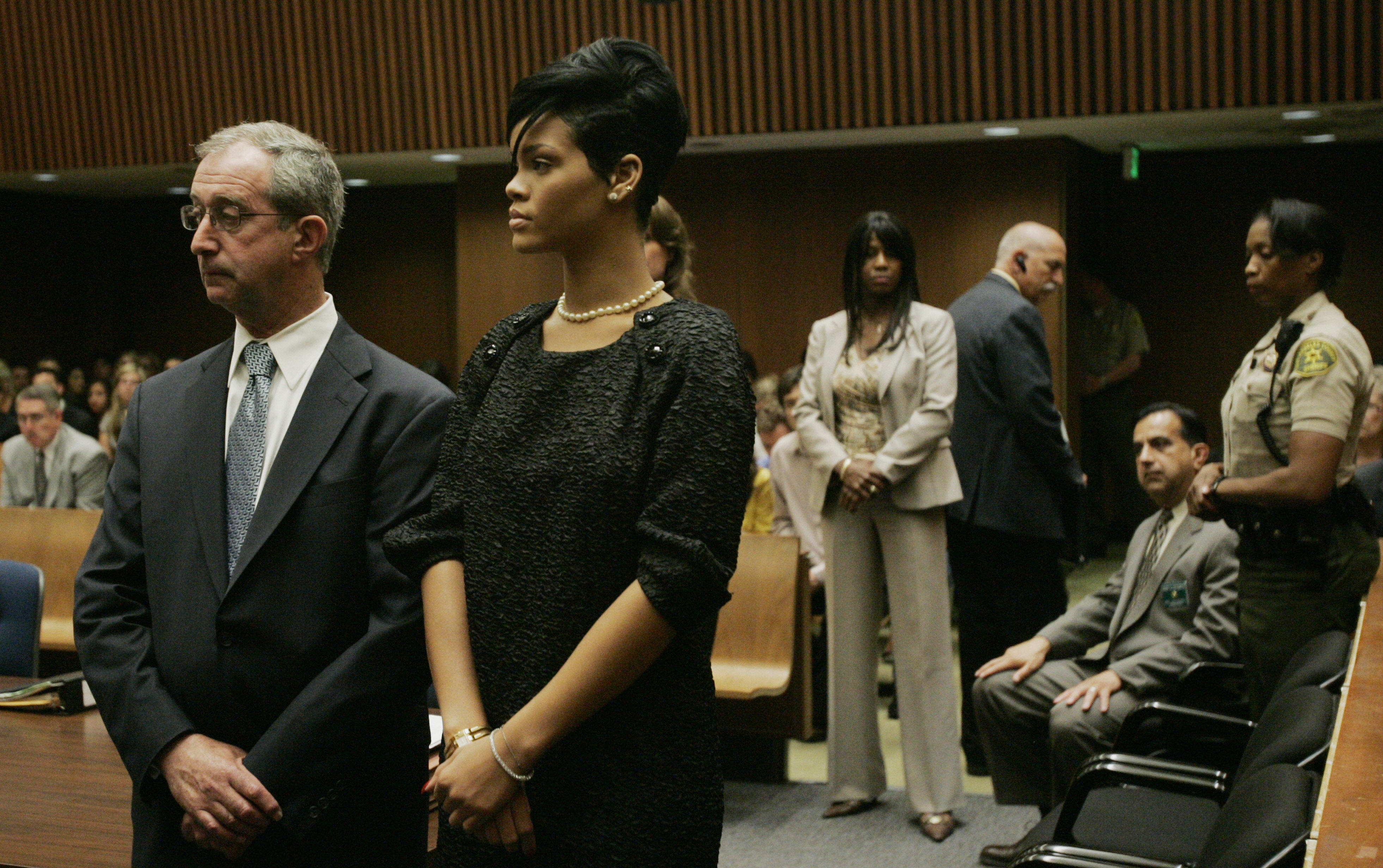 Rihanna in court