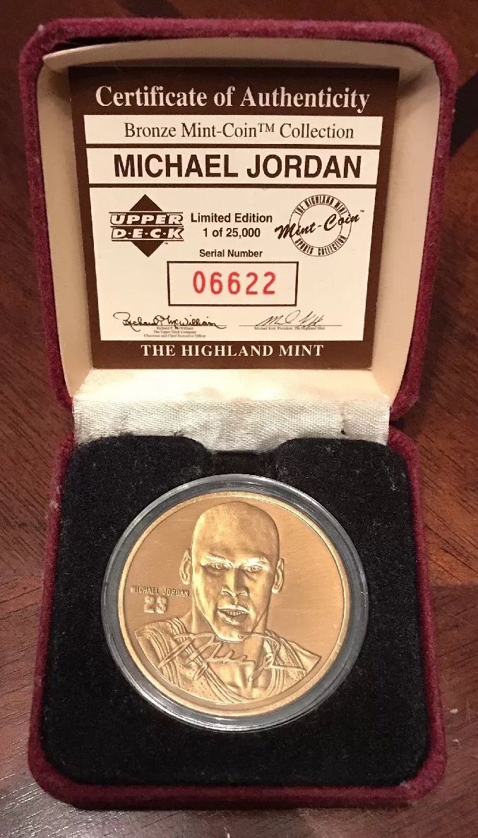 Michael Jordan Bronze Coin