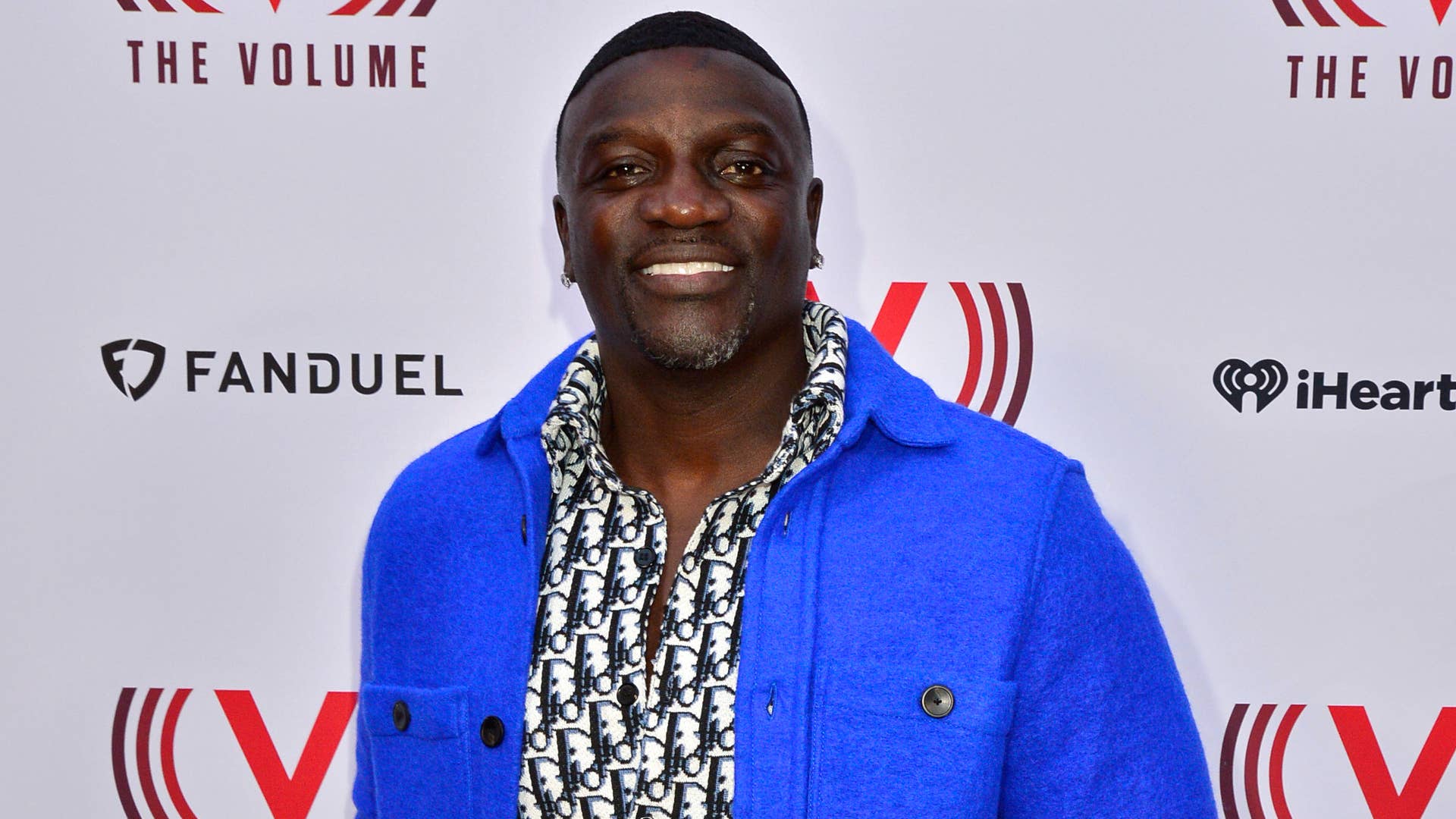 Akon is seen on the red carpet for a special event