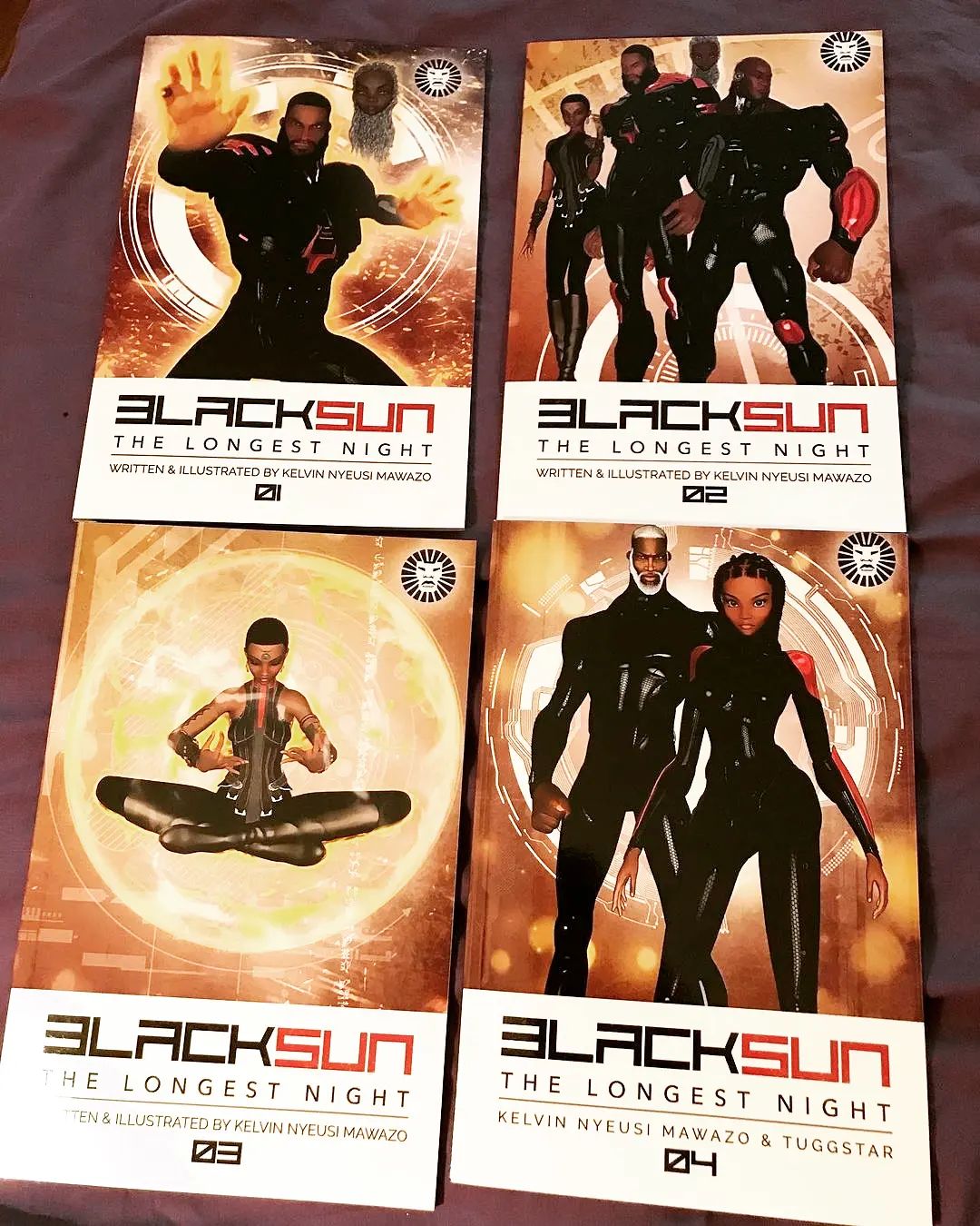 Four &quot;BLACKSUN&quot; comic books