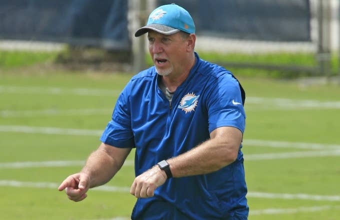 Dolphins coach Chris Foerster.