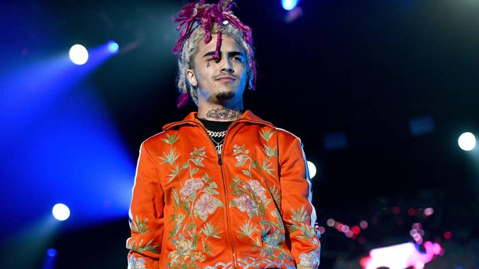 Lil Pump performs onstage during YG and Friend&#x27;s Nighttime Boogie Concert.