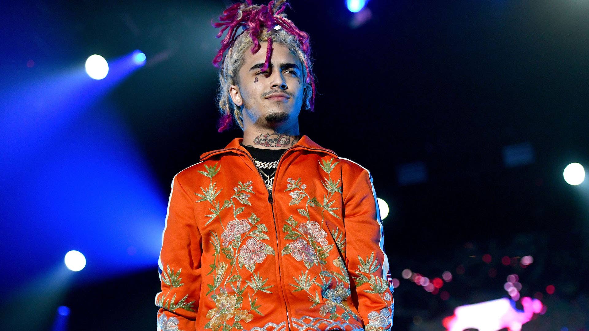 Lil Pump performs onstage during YG and Friend's Nighttime Boogie Concert.