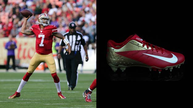 Colin Kaepernick Gives 49ers Early Lead in the Nike Vapor Talon Elite Low