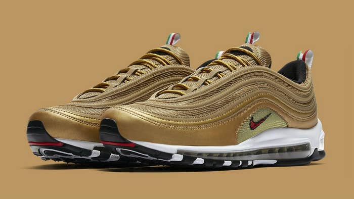 Nike Air Max 97 Italy Flag Gold Release Date AJ8056 700 Main