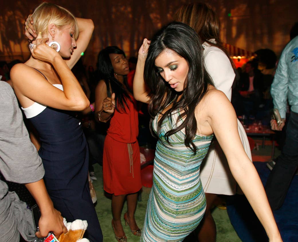 Kim Kardashian and Paris Hilton
