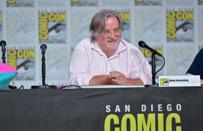 Matt Groening speaks at "The Simpsons" Panel