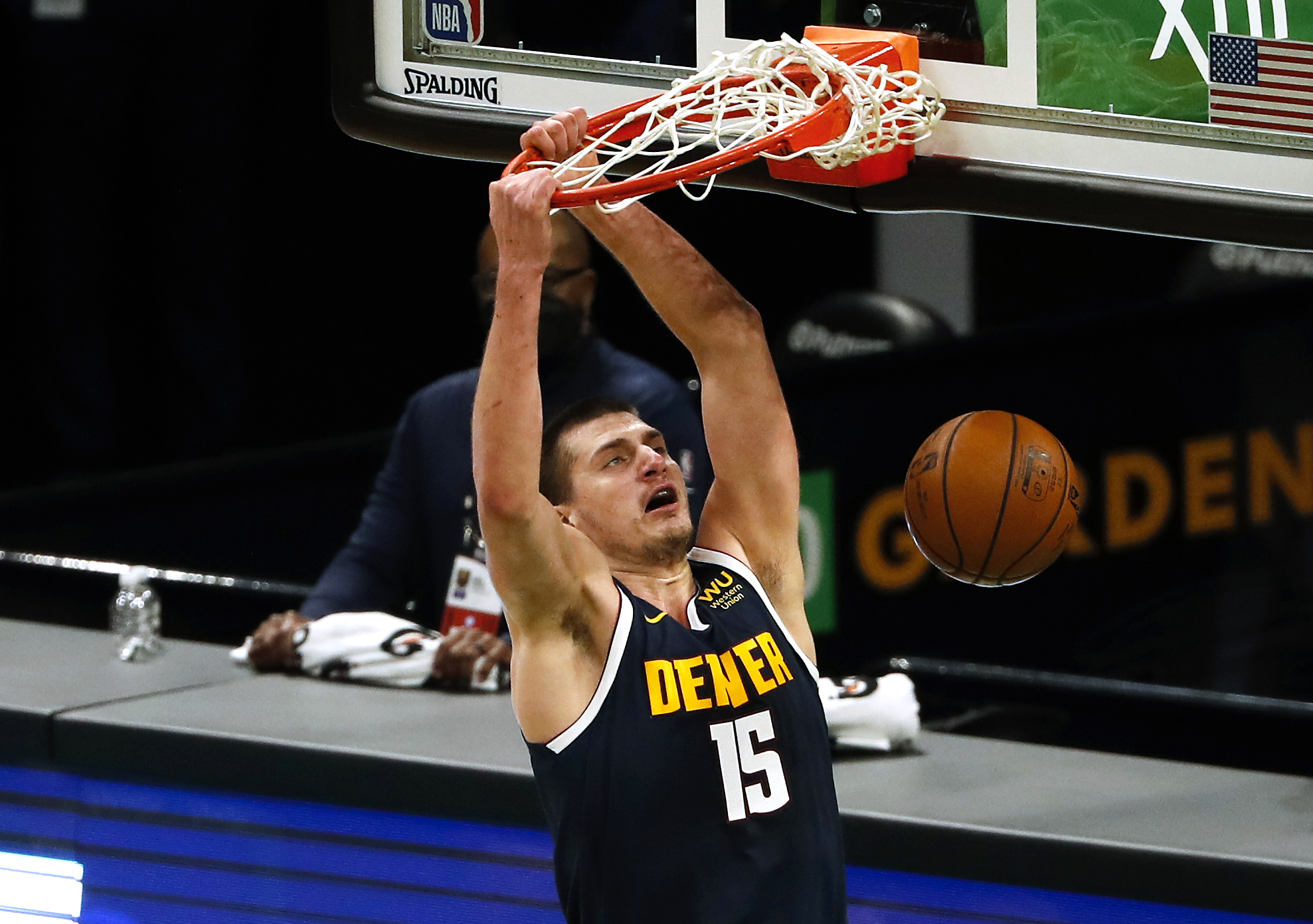 Nikola Jokic Nuggets Celtics Boston 2021